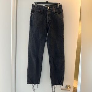 BLACK REDONE JEANS